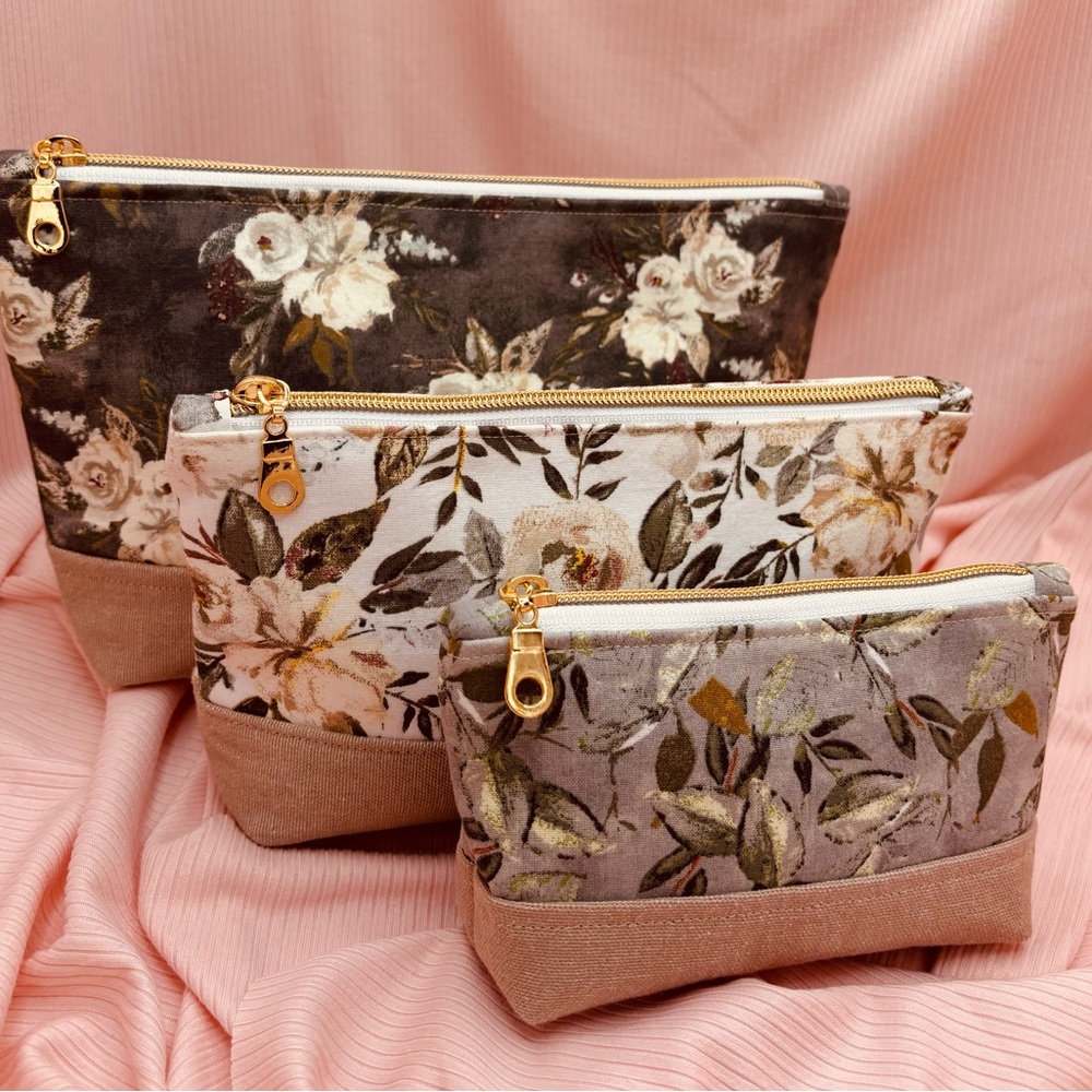Floral Print Women's Bag Set